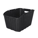 Basil Hinterradkorb Weave WP schwarz