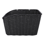 Basil Hinterradkorb Weave WP schwarz
